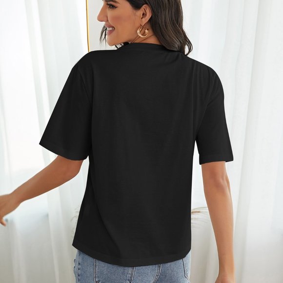 HEART PATTERN CUT OUT TEE - Picture 2 of 4